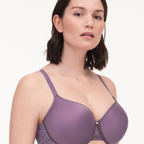 Chantelle Intimates & Sleepwear Nwt Chantelle C Jolie Memory Foam Bra In Myrtle Purple 32e
